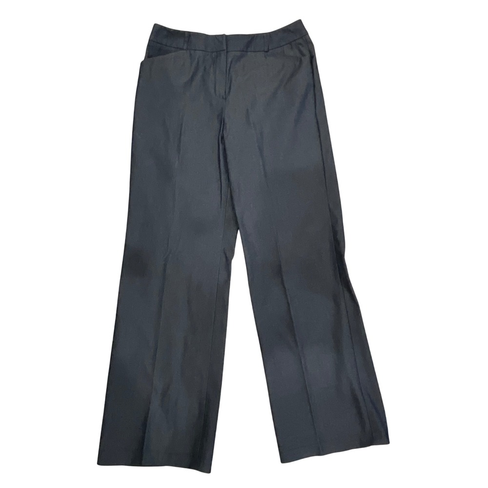 Talbots Women's Wide Leg Dress Pants Stretch Fabric Made in‎ Italy Career Med